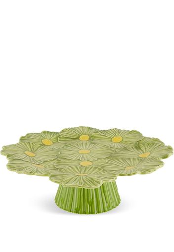 Bordallo Pinheiro Maria Flor cake stand - Verde