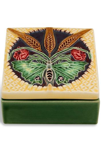 Bordallo Pinheiro Azulejo butterfly box - Verde