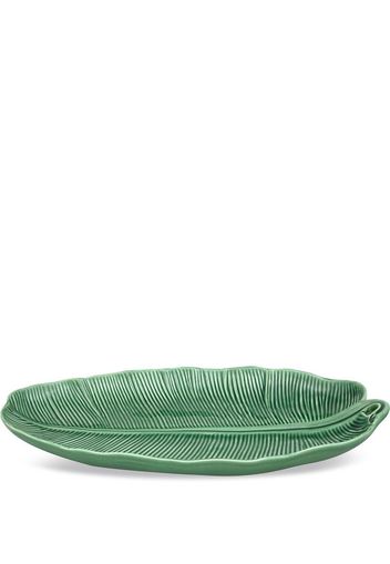 Bordallo Pinheiro Folhas banana leaf dish - Verde