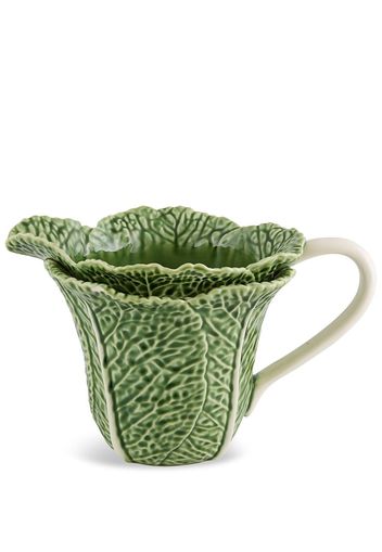 Bordallo Pinheiro Couve glazed pitcher - Verde