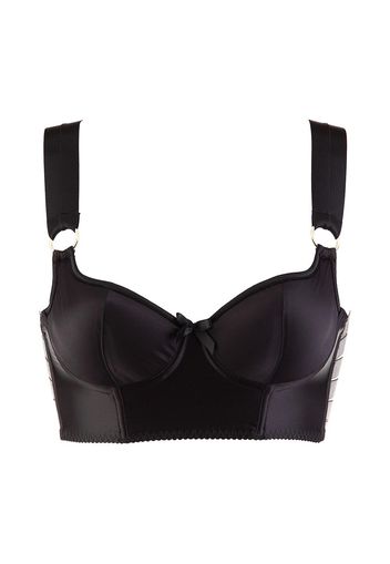 Bordelle longline bodice bra - Nero