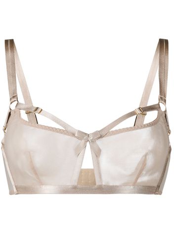 Reggiseno semi trasparente