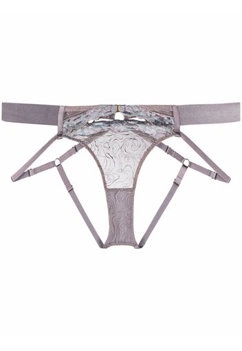 Bordelle Reggiseno con dettaglio di pizzo - Viola