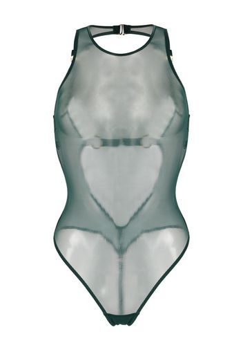 Bordelle Body semi trasparente Kora - Verde