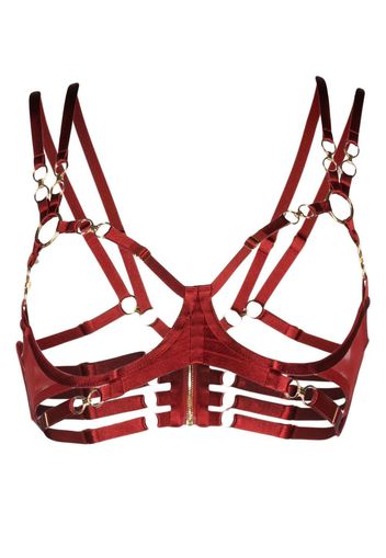 Bordelle Reggiseno Kleio Ouvert Wire - Rosso