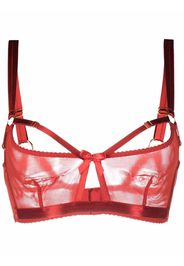 Bordelle Bondage Belle soft-cup bra - Rosso