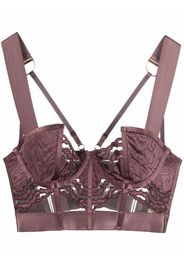 Bordelle Dala underwired satin bra - Viola