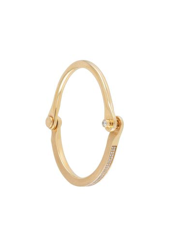 Borgioni Bracciale rigido in oro 18kt con diamanti