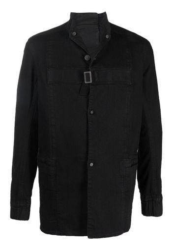 Boris Bidjan Saberi high-neck buttoned lightweight jacket - Nero