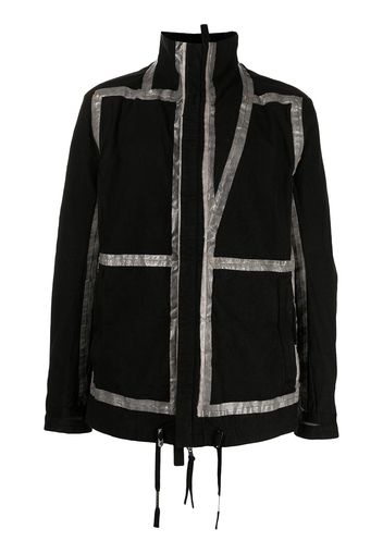 Boris Bidjan Saberi reversible metallic trim zipped jacket - Nero