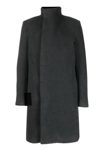 Boris Bidjan Saberi high-neck wool coat - Nero