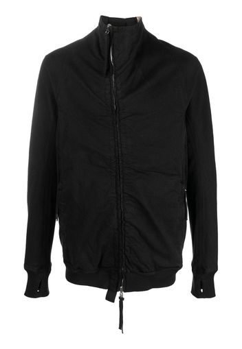 Boris Bidjan Saberi high-neck zip-up jacket - Nero