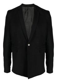 Boris Bidjan Saberi single-breasted suit jacket - Nero