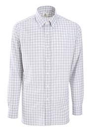 Borrelli checked shirt - Grigio