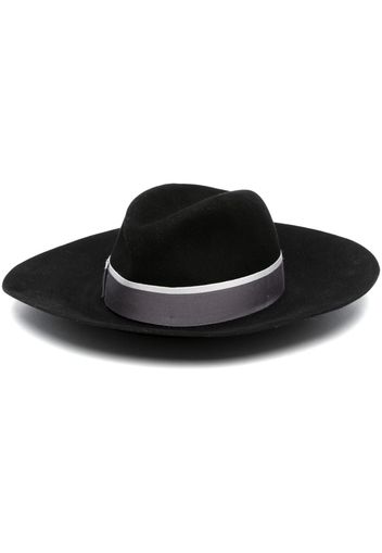 Borsalino Sophie felted wool Fedora hat - Nero