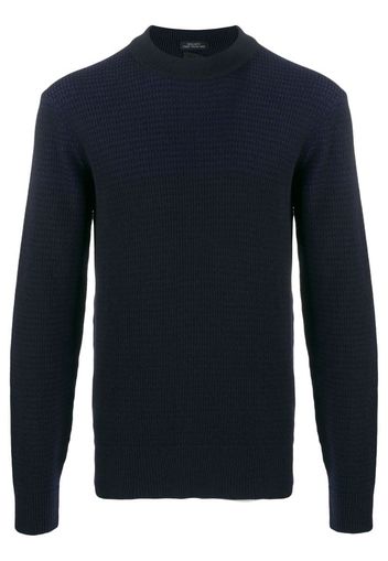 Maglione con effetto jacquard