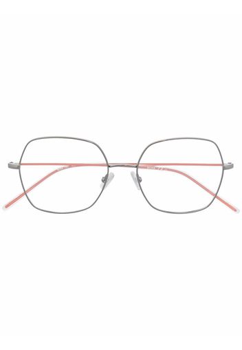 BOSS oversize-frame glasses - Argento