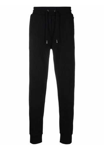 BOSS slim-cut cotton track pants - Nero