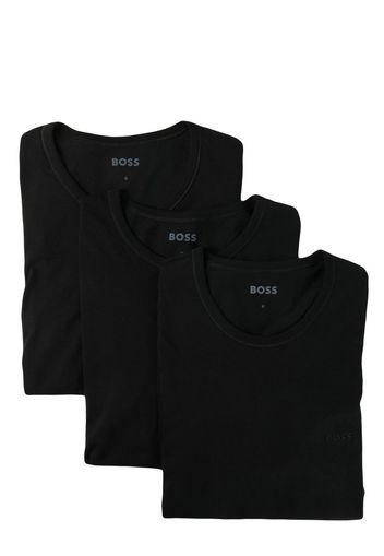 BOSS Set di 3 T-shirt girocollo - Nero