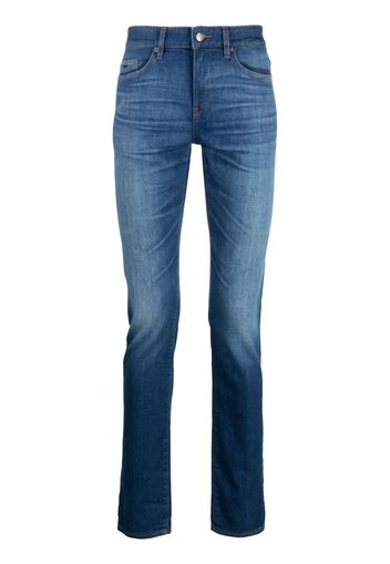 BOSS Jeans slim a vita media - Blu