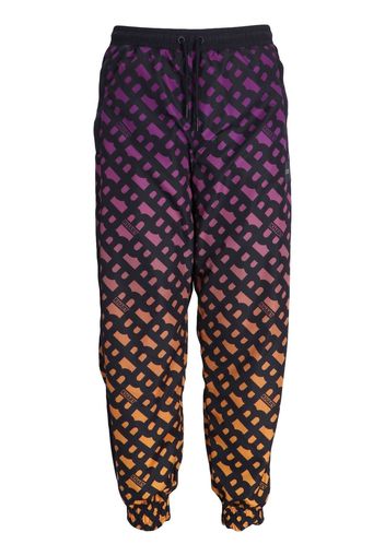 BOSS x Khaby monogram-print track pants - Nero