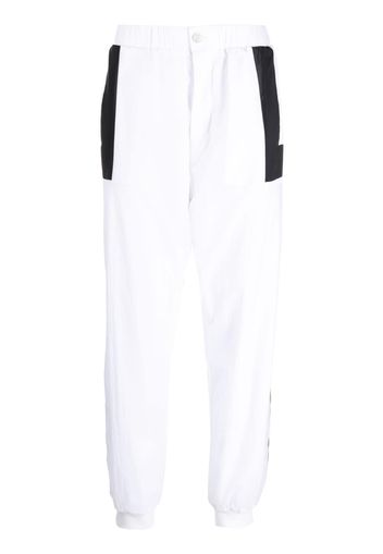 BOSS panelled-design track pants - Bianco