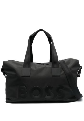 BOSS logo-print holdall - Nero