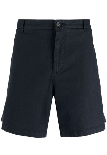 BOSS straight-leg chino shorts - Blu