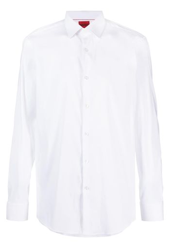 BOSS long-sleeve cotton shirt - Bianco