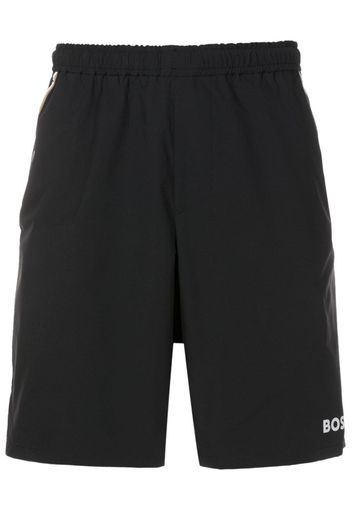 BOSS Shorts sportivi con stampa - Nero