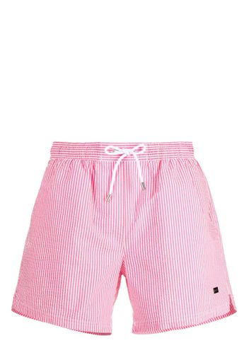 BOSS Velvetfish striped swim shorts - Rosa