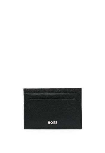 BOSS Portacarte con applicazione - Nero