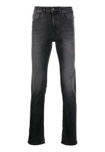 BOSS mid-rise straight-leg jeans - Grigio