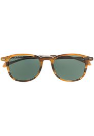 tortoiseshell round frame sunglasses