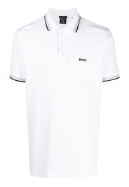 BOSS Polo con ricamo - Bianco