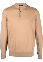 BOSS long-sleeve polo shirt - Toni neutri