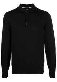 BOSS long-sleeve polo shirt - Nero