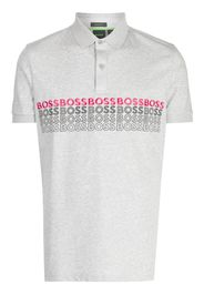 BOSS Polo Pavel con ricamo - Grigio