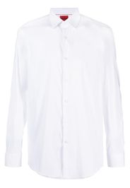 BOSS long-sleeve cotton shirt - Bianco