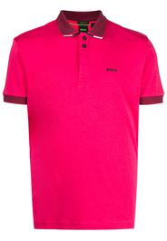 BOSS Paddy 1 logo-print polo shirt - Rosa