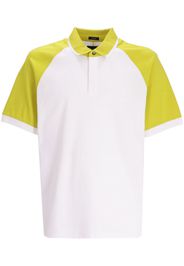 BOSS colour-block cotton polo shirt - Marrone