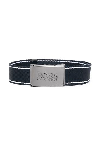 BOSS Kidswear Cintura con logo goffrato - Blu