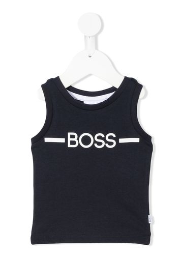 BOSS Kidswear Canotta con stampa - Blu