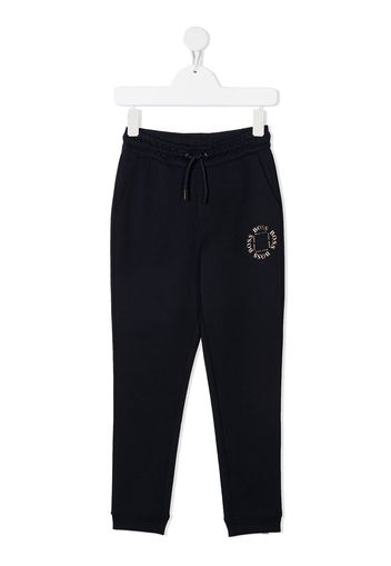 BOSS Kidswear logo tracksuit bottoms - Blu