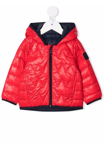 BOSS Kidswear glossy padded jacket - Rosso