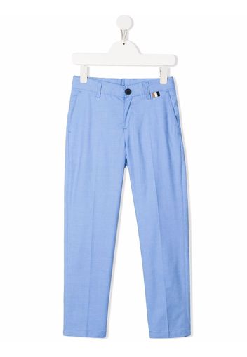 BOSS Kidswear Pantaloni slim sartoriali - Blu