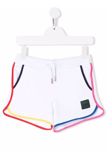 BOSS Kidswear Shorts a righe - Bianco