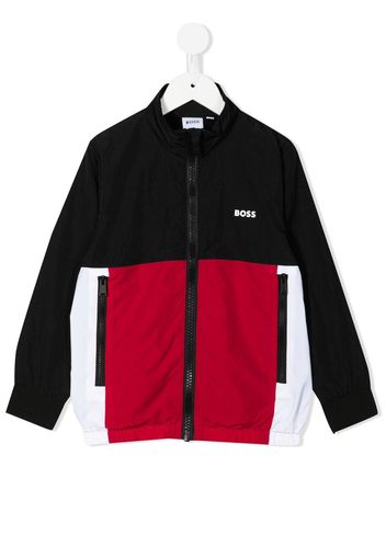 BOSS Kidswear colour-block sweatshirt - Nero