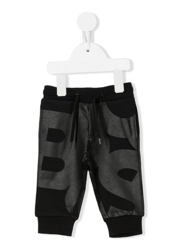 BOSS Kidswear logo-print track pants - Nero