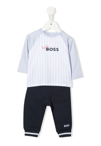 BOSS Kidswear Set T-shirt e pantaloni - Blu